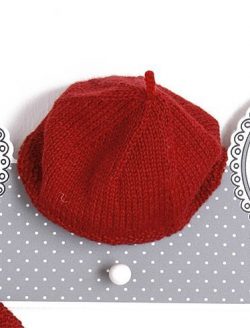 Bonnet boule 104-45 catalogue tricot les tous petits Plassard