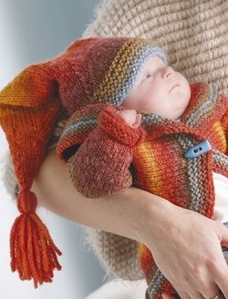 Bonnet de lutin 104-50 catalogue tricot les tous petits Plassard