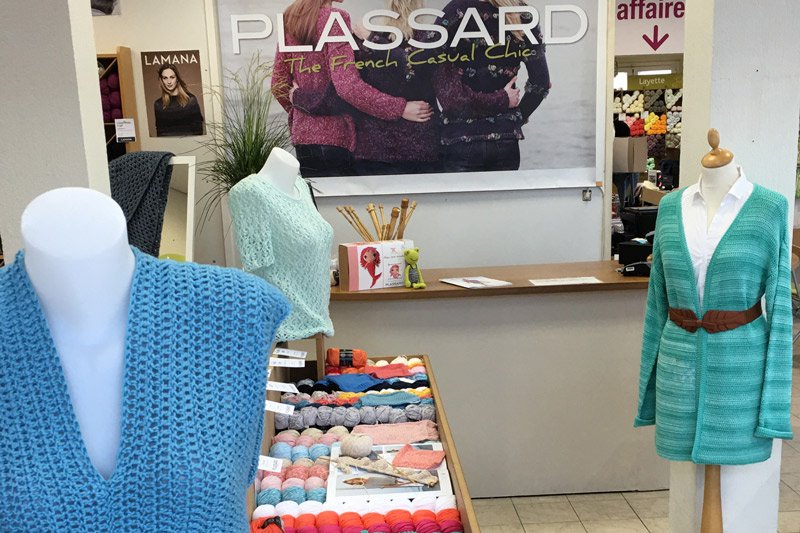 magasin laines Plassard à Vichy