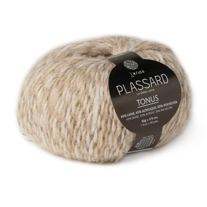Laine tricoter Tonus de Plassard col 03