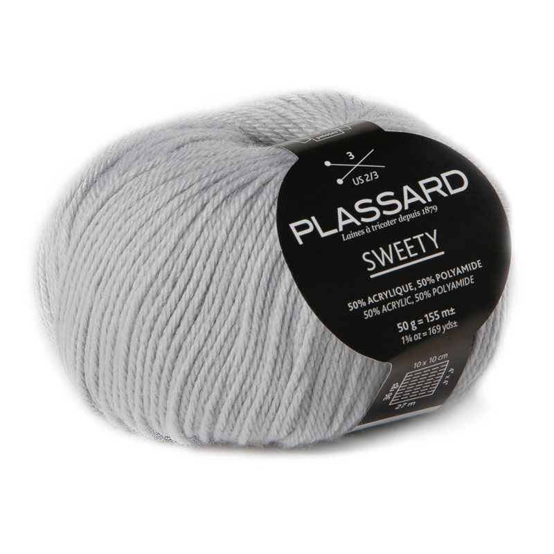 Laine tricoter sweety de Plassard col 10