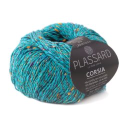 pelote CORSIA tricot col 21 - turquoise